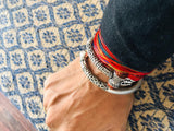 Mahakaal Lord Shiva Silver Kada Bracelet For Men - 92.5 Silver Jewellery